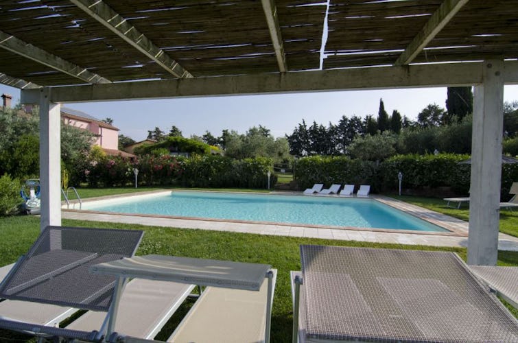 Go to the beach or lounge by the pool at Agriturismo Melograno