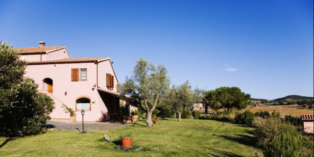 Spectacular views of the Maremma landscape from Agriturismo Melograno