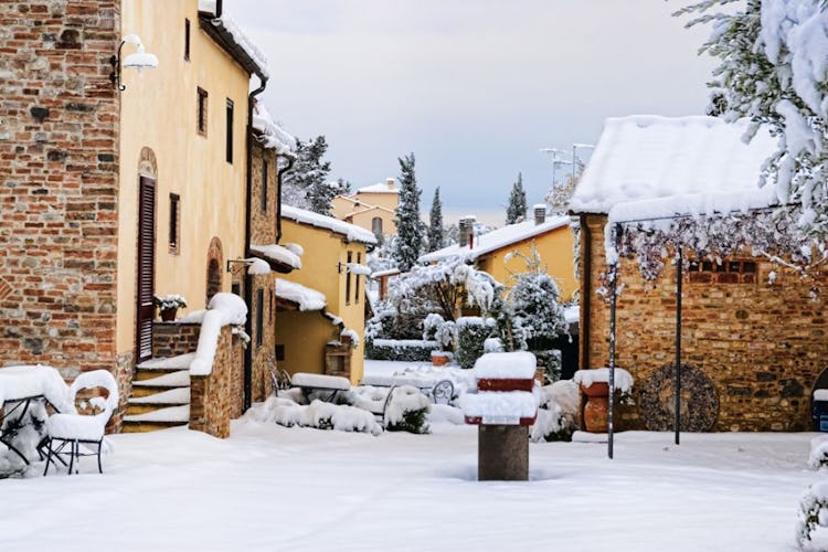 Have you ever seen the Chianti area under the snow?