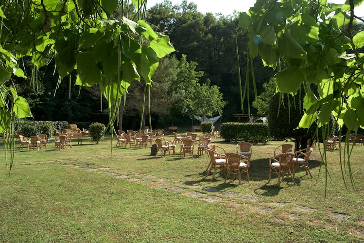 Agriturismo Valleverde: tra giardini, oliveti e vigneti, lo spazio esterno per eventi e party non manca