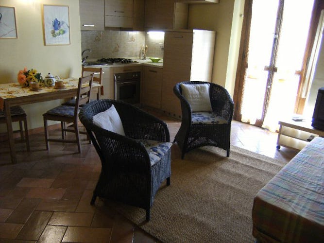 Accesso to the terrace, apartment in Florence
