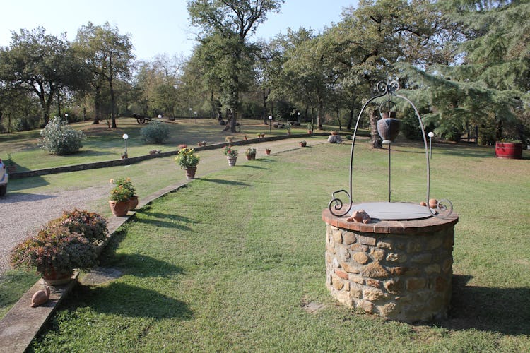 Poggio del Drago: lo splendido giardino ben tenuto ed estremamente curato