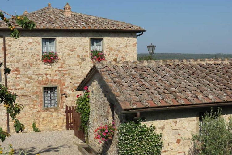 Borgo Argenina is a restructured Tuscan hamlet
