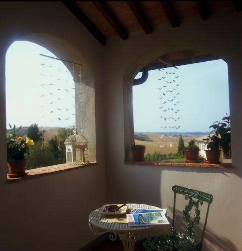Borgo della Meliana: panoramic views from the balcony