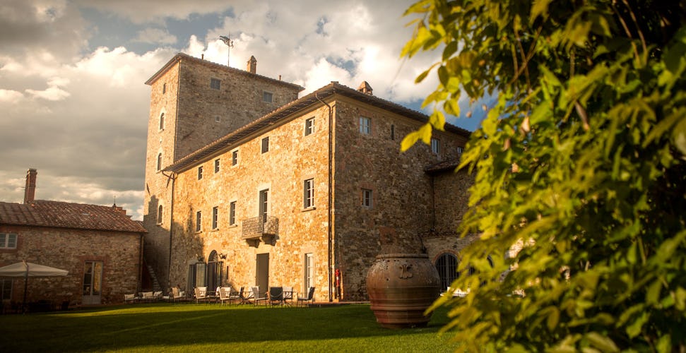 The medieval tower is at the heart of Borgo Scopeto