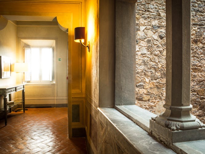 Terracotta tiled floors and interiors mix the past to the present