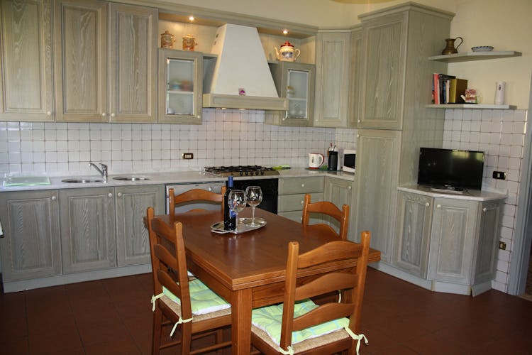 Casa Vacanze i Cipressi and holiday apartments: well stocked kitchens