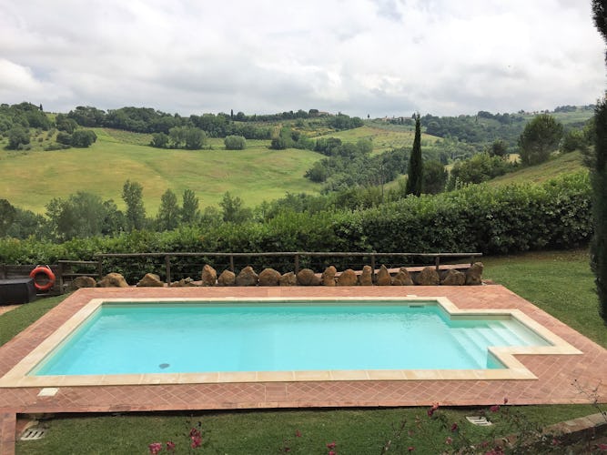Casa Vacanze Soleado features amazing views of the Tuscan countryside