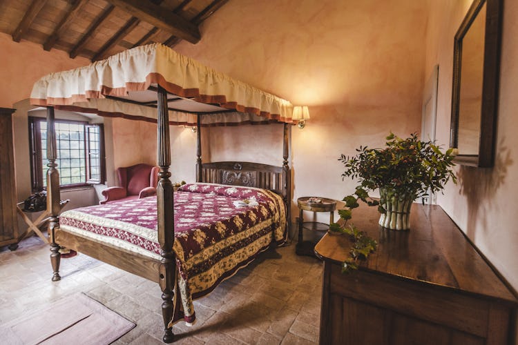 Spacious bedrooms with lots of natural light at Chianti Suites