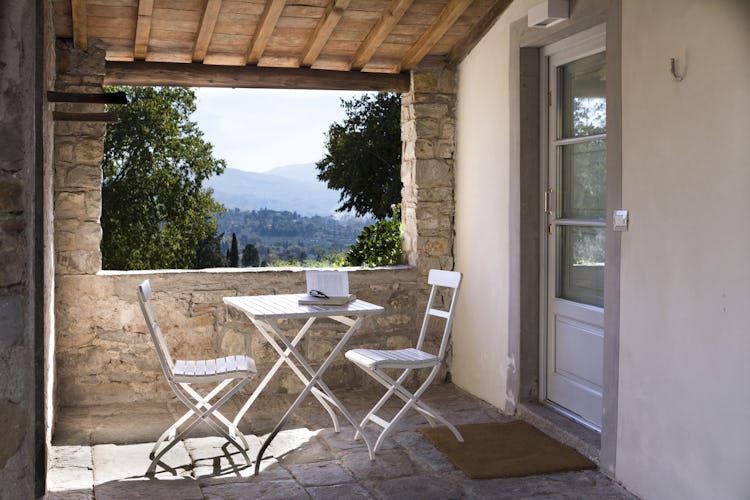 Fattoria di Maiano: picturesque balconies looking over Tuscany