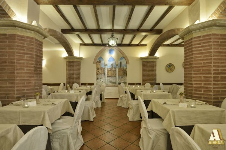 Il ristorante Al Mangia, con un ricco menù di piatti tradizionali