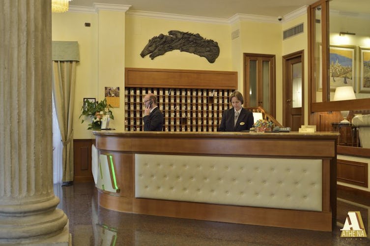Friendly and corteous staff will greet you at Hotel Athena