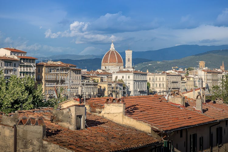 Vista sul cuore di Firenze, da cui l'appartamento dista pochi minuti a piedi