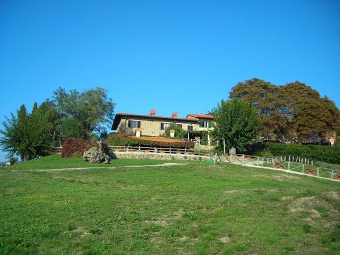 External view of farmhouse Belforte in Tuscany