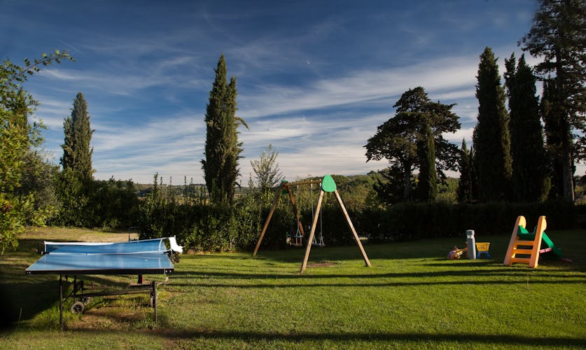 La Certaldina holiday accommodations near Certaldo with games for all ages