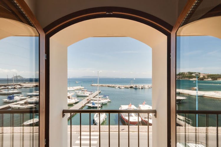 Every apartment comes with a panoramic view at Vecchia Scuola on Elba
