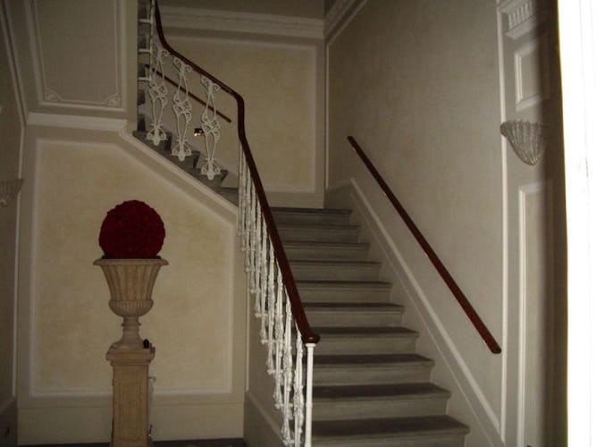 La scalinata d'accesso all'appartamento