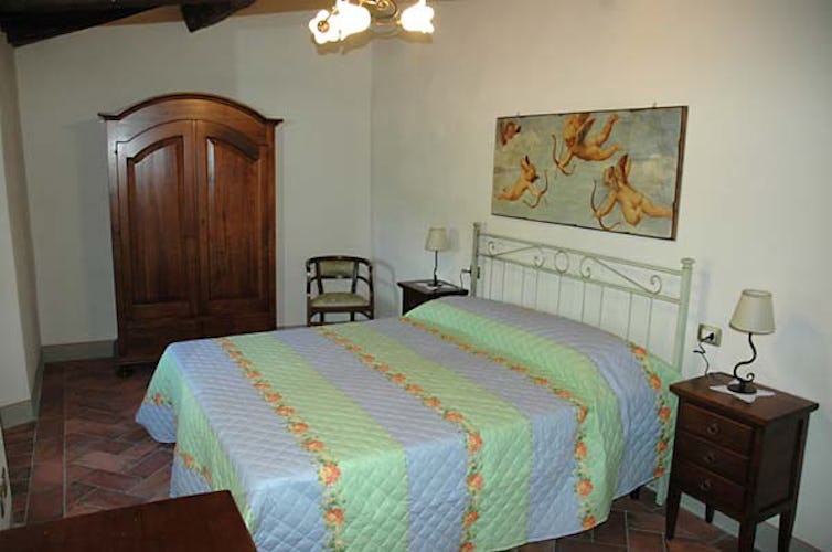 Bedroom in agriturismo Orticaia near Florence