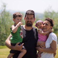 Lisa e la sua famiglia, i proprietari di Podere Casanova Lisa e la sua famiglia, i proprietari di Podere Casanova