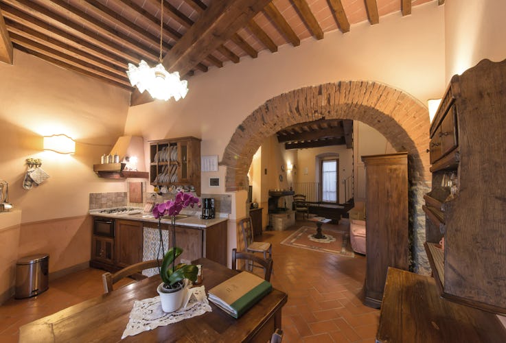 Residence Il Gavillaccio - fully equipped kitchens in the 8 self catering vacation apartment rentals