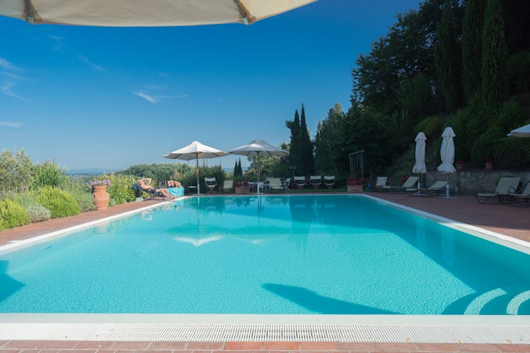 Residence Il Gavillaccio - la piscina gode di uno splendido panorama e ha la WiFi