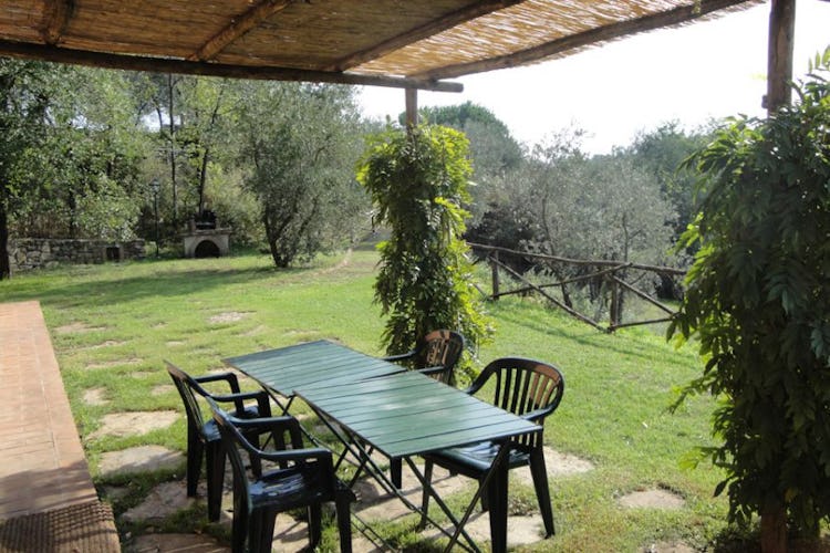 The private garden areas provide shade, BBQ and tranquility