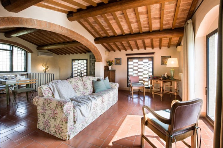 Living room at Torre a Cona