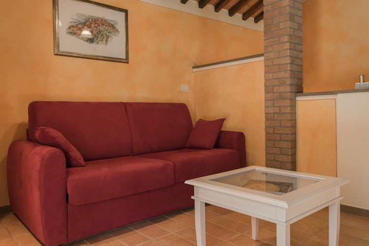 Villa Borgo la Fungaia: comodo divano letto
