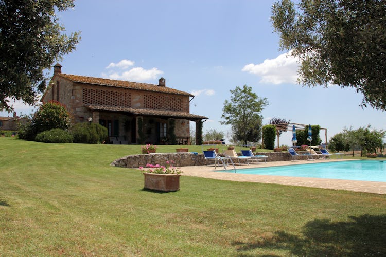 Villa Corsanello swimming pool with solarium