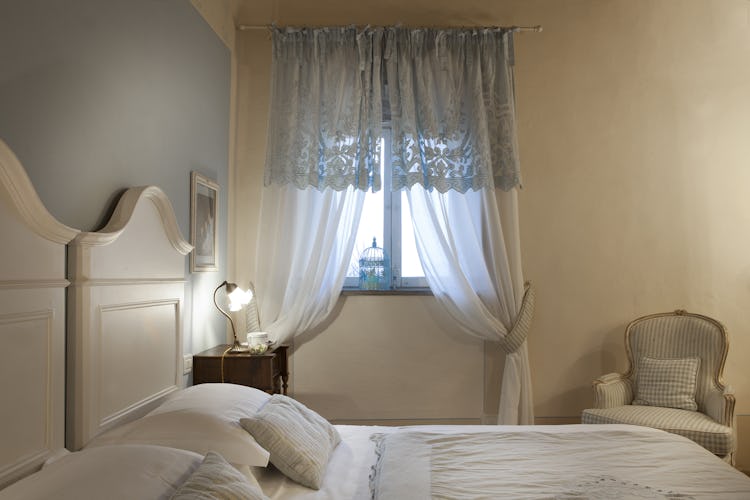 Each room boasts beautiful views of Chianti at Villa Fillinelle