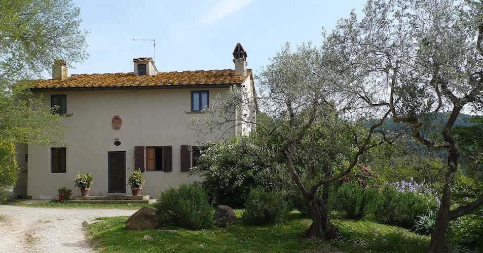 Villa i Lami is surrounded by the Tuscan landscape rosemary & lavendar