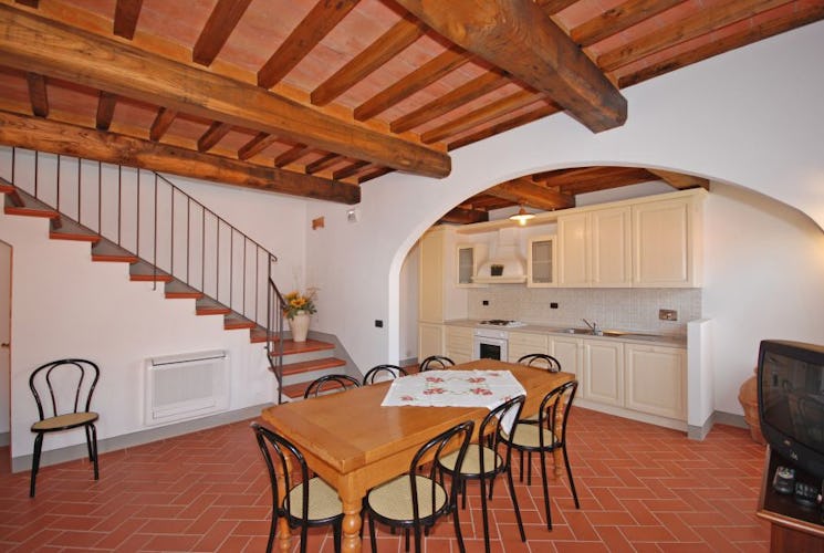 Villa Montegufoni has two independent restored farmhouses
