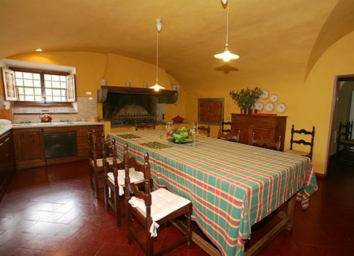 Villa il Turco is furnished with stove, dishwasher & clotheswasher