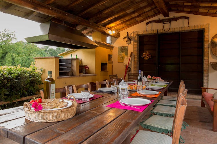 Villa La Fonte Vacation Rental - outdoor dining