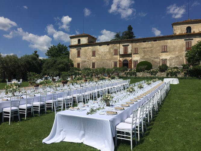 Elegant or countrystyle, Villa Medicea Lilliano is truly Tuscan