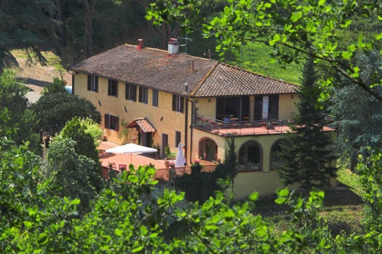 Villa Poggio di Gaville a Figline Valdarno - Aerial View