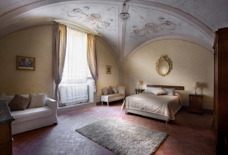 Villa Roveto: la camera principale, un connubio di prestigio ed eleganza