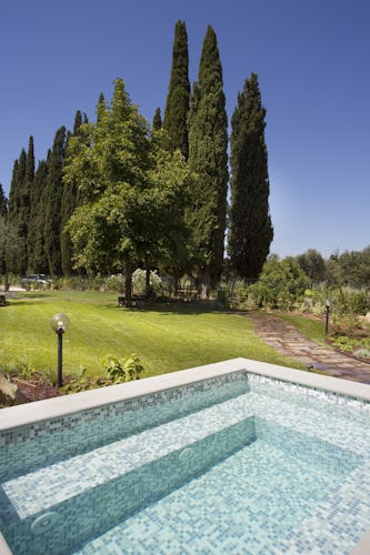 Villa Roveto: dalla piscina si può ammirare il tipico panorama collinare toscano