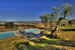 Enchanting panoramic views from the double pool at Bartoli Giusti