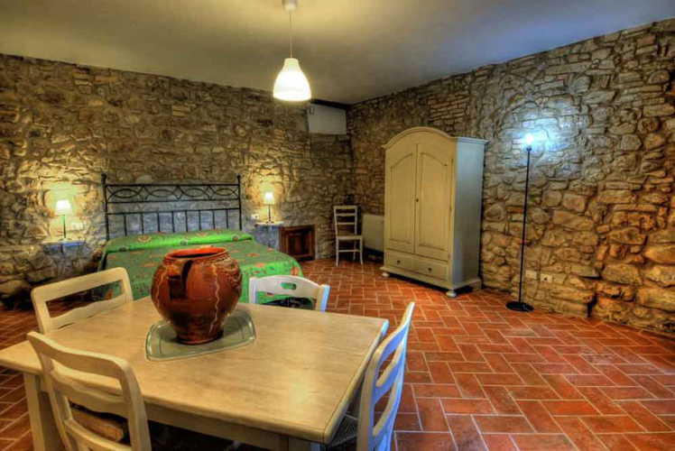 9 self catering holiday apartments with typical Tuscan architecture