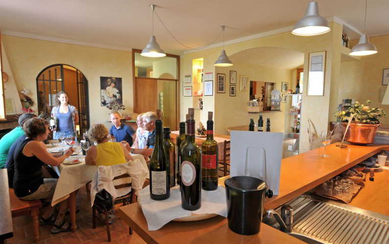Degustazione all'agriturismo Cesani