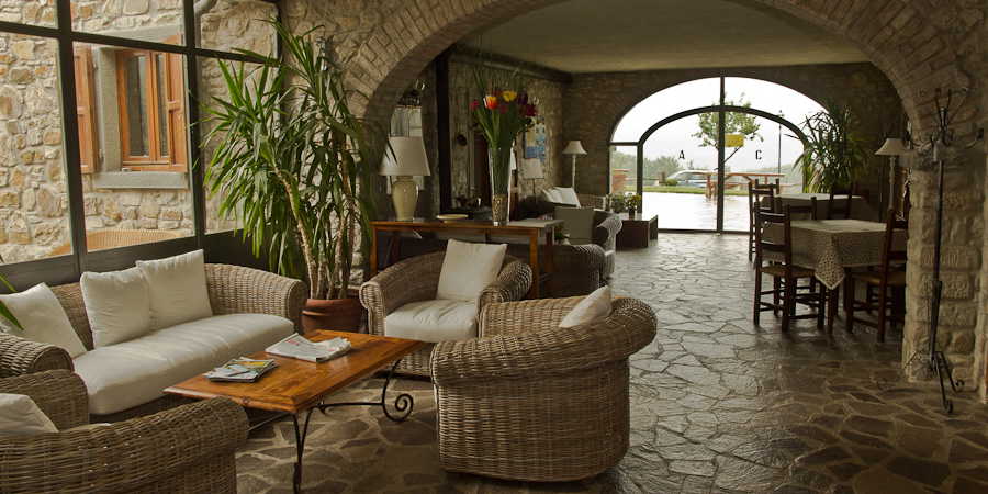 L'entrata dell'Agriturismo La Collina delle Stelle