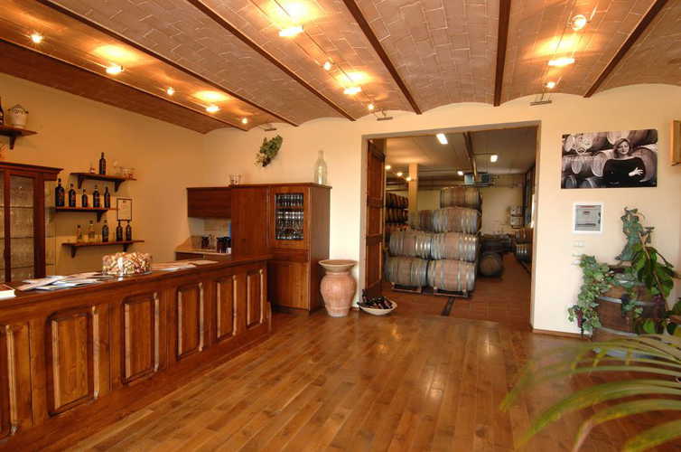 Sala degustazione Lucciolaia Agriturismo