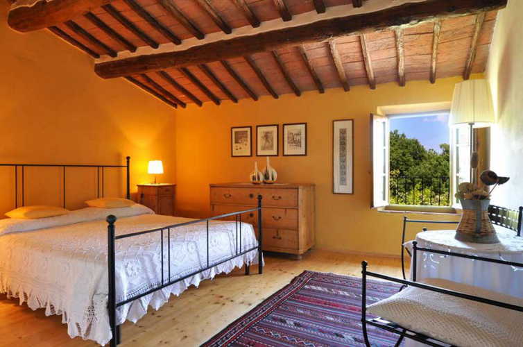Every room has a particular and unique view of the Siena skyline