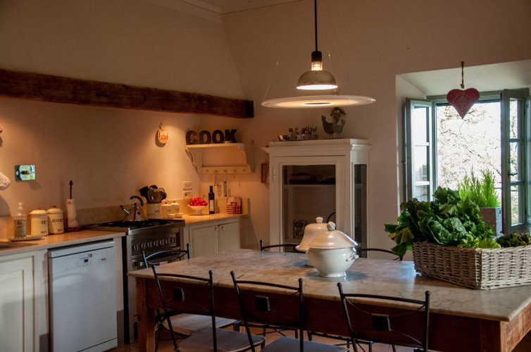 Fully equipped kitchens where families can have fun together