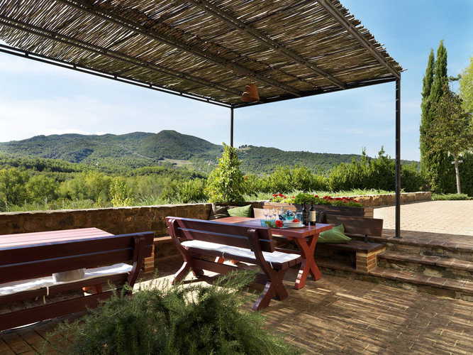 Agriturismo Piettorri - Cena con vista sul paesaggio circostante