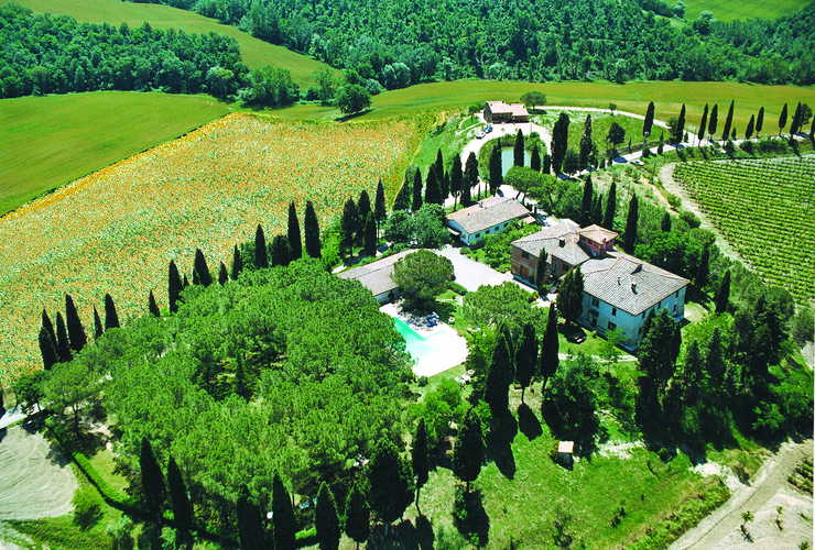  Agriturismo Pieve Sprenna - Vista dall'Alto