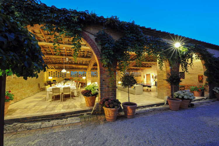 Villa San Fabiano a sud di Siena
