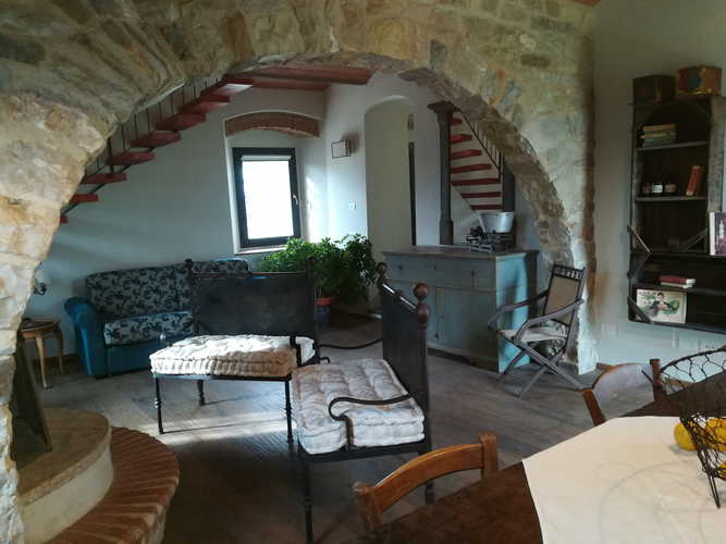 Agriturismo Vicolabate: lovely fireplace and heating system for cool days