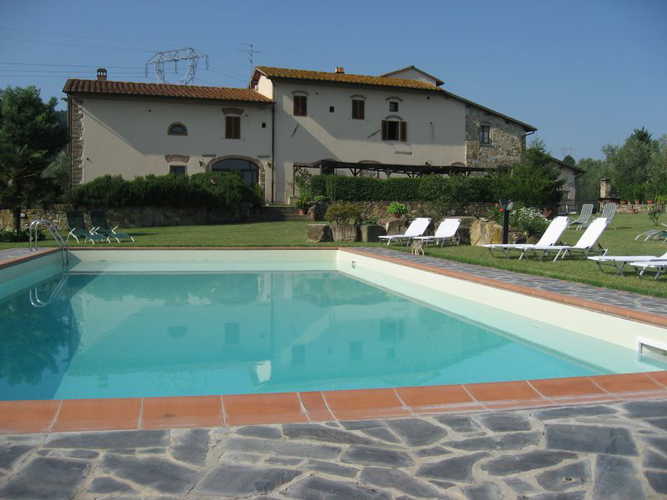 View of the Farmhouse Villani Lastra a Signa